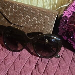 Gucci Tortoise Dark Brown Sunglasses